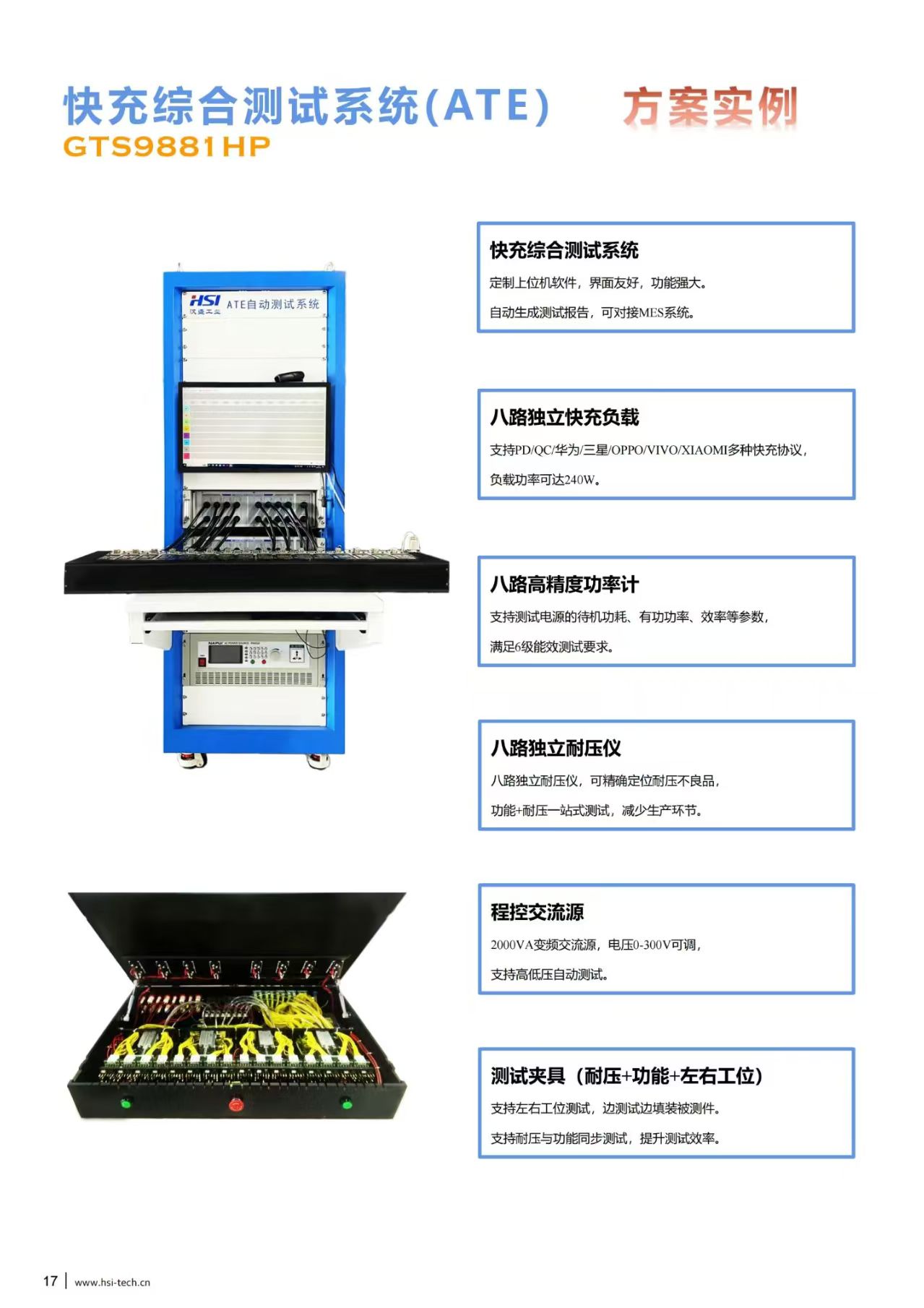 GTS9881HP test system detail