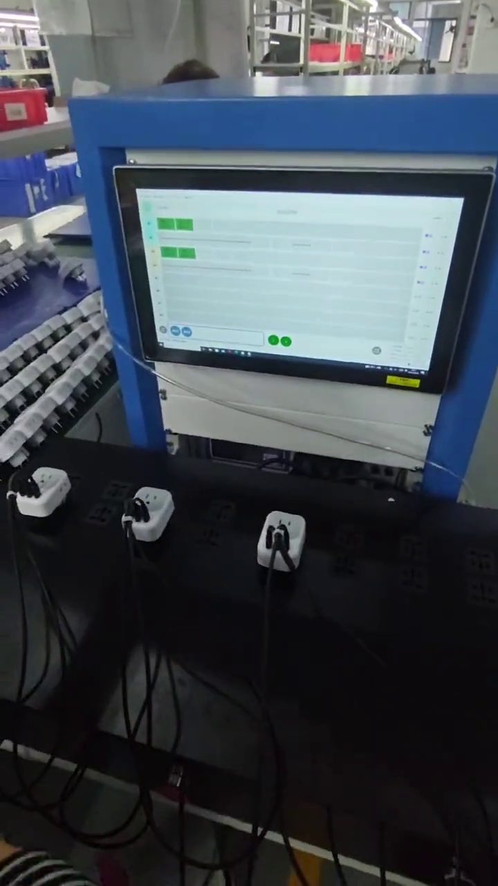 ATE cabinet system in operation